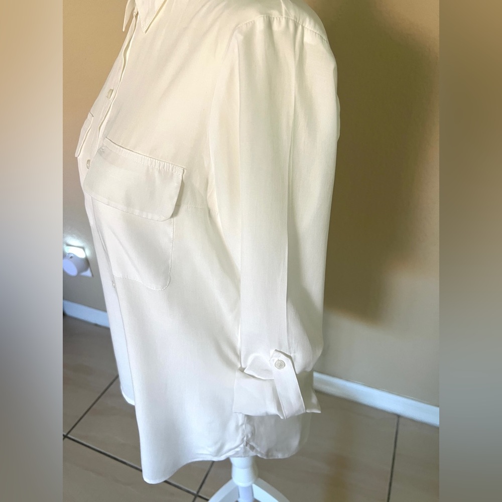 Express white button up-XS - Picture 4 of 6